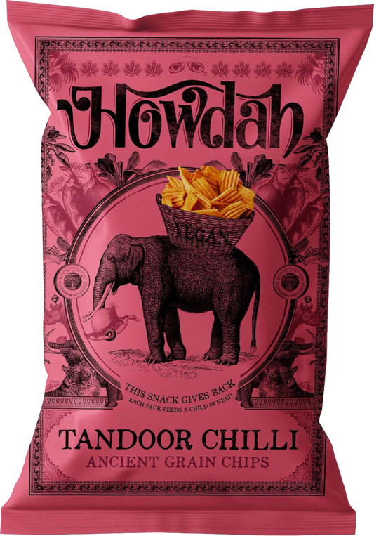 Howdah Tandoor Chilli Ancient Grain Chips 130G
