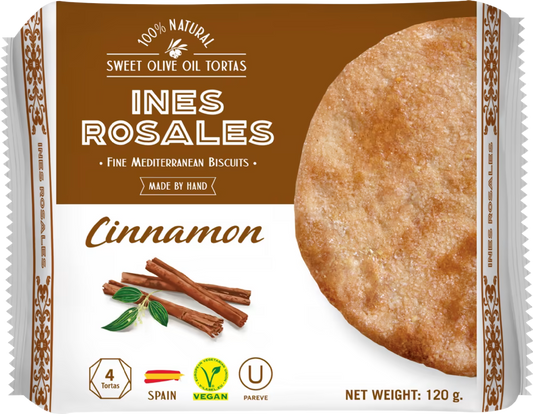 Ines Rosales Sweet Olive Oil Tortas with Cinnamon 120g