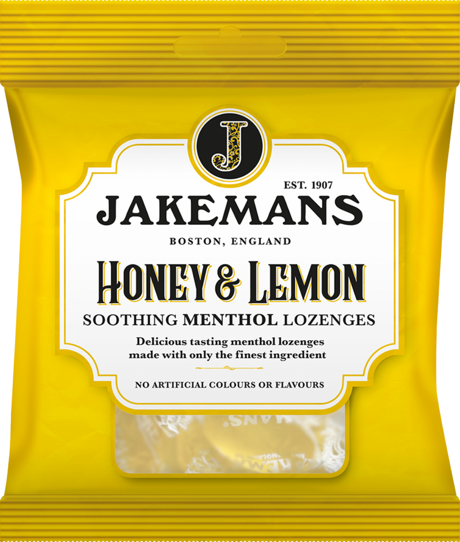 Jakemans Honey & Lemon Sweets 73g
