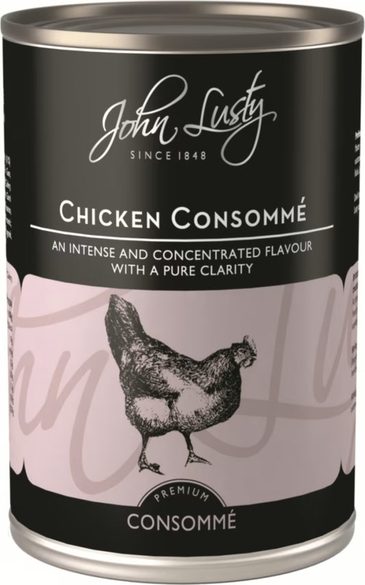 John Lusty Chicken Consommé 392g