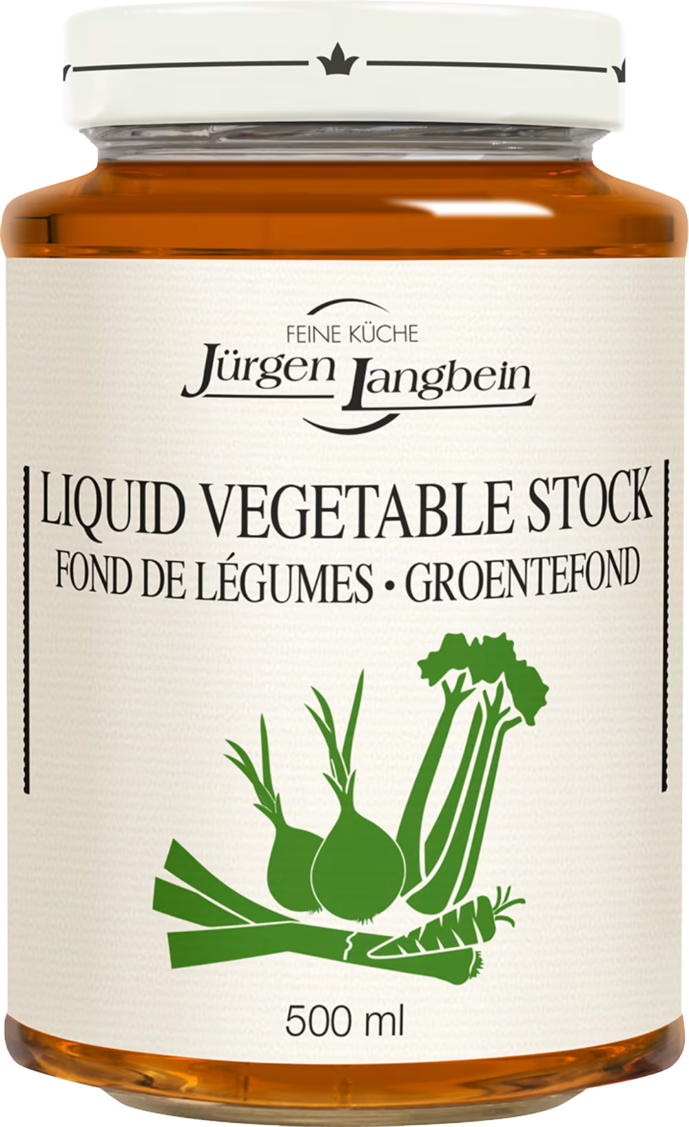 Jurgen Langbein Liquid Vegetable Stock 500ml