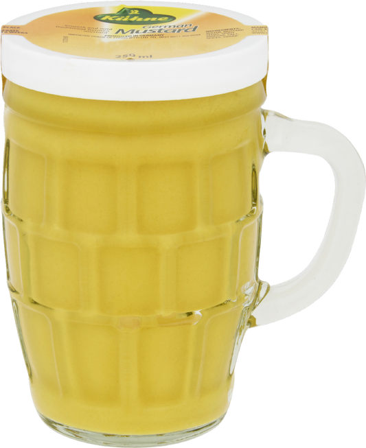 Kuhne German Mustard in Beer Mug Glass 255g