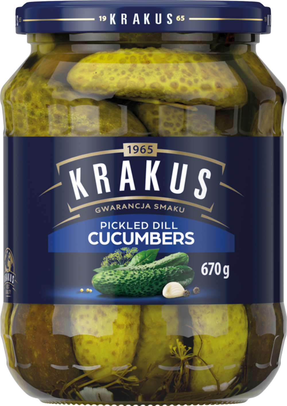 Krakus Pickled Dill Cucumbers 670G
