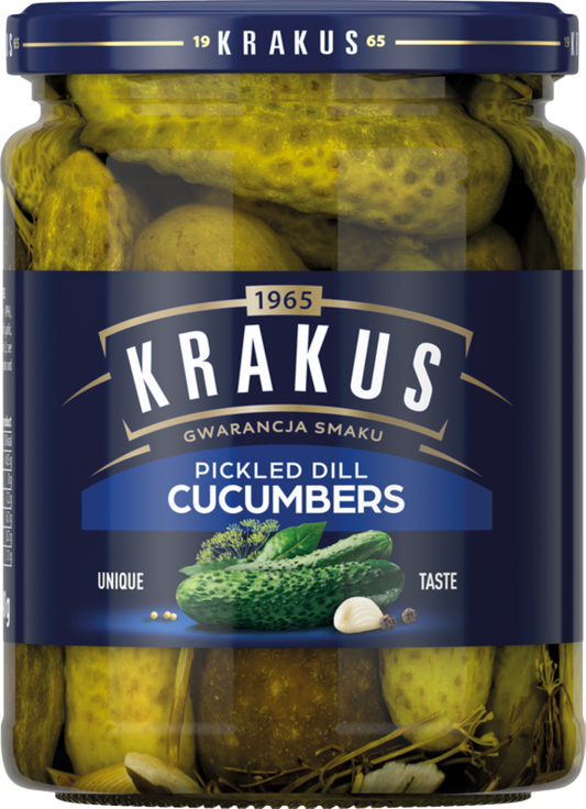 Krakus Pickled Dill Cucumbers 490G