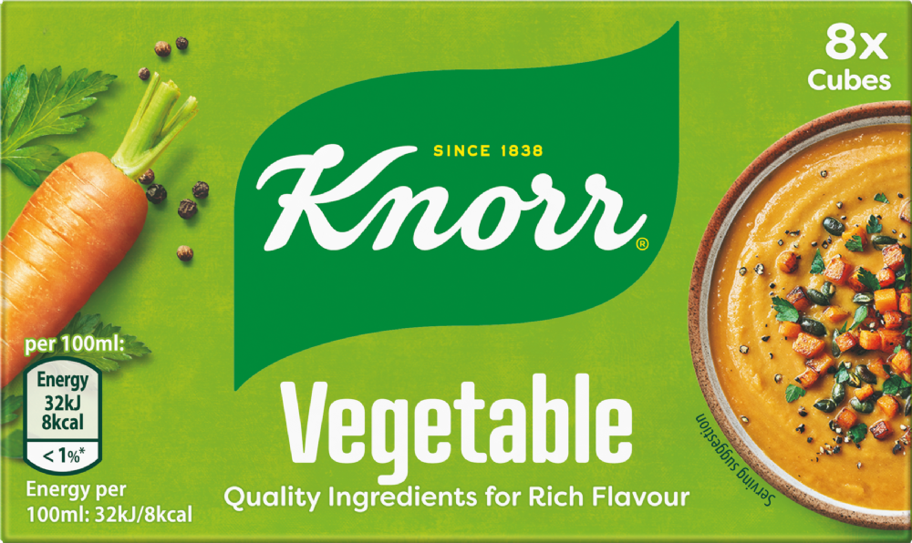 Knorr Stock Cubes - Vegetable 80G