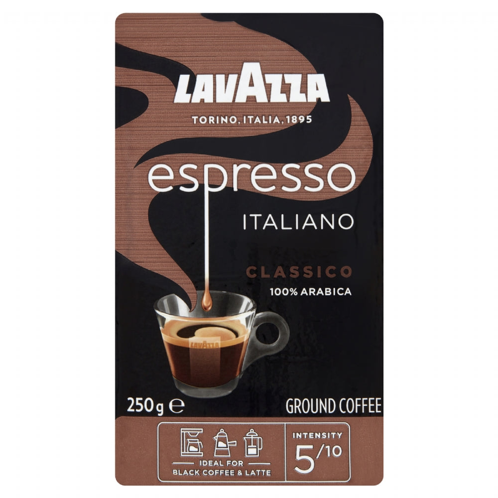 Lavazza Espresso Italiano 100% Arabica Ground Coffee 250G