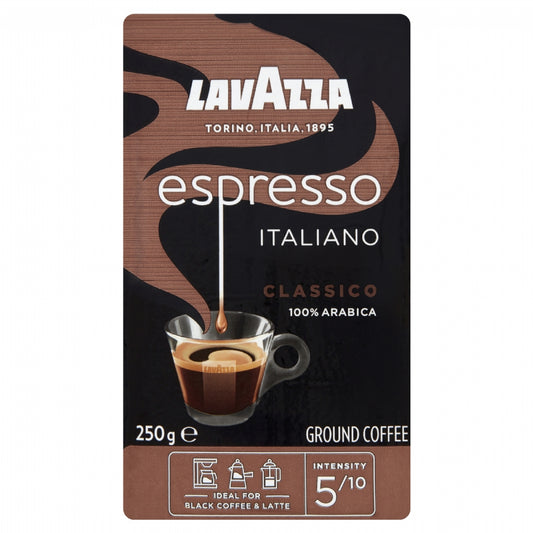 Lavazza Espresso Italiano 100% Arabica Ground Coffee 250G