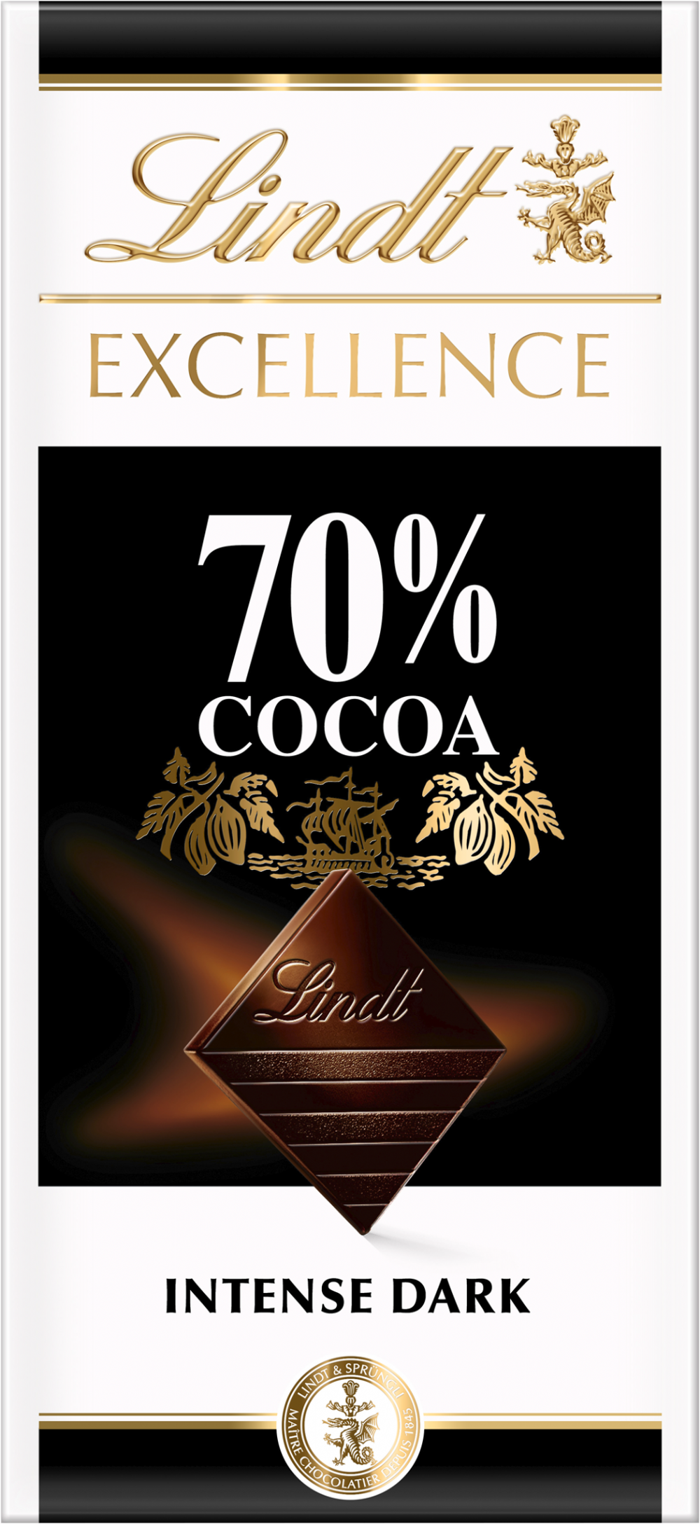 Lindt Excellence Dark 70% Cocoa Bar 100G