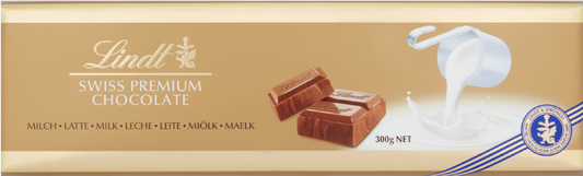 Lindt Milk Gold Bar 300G