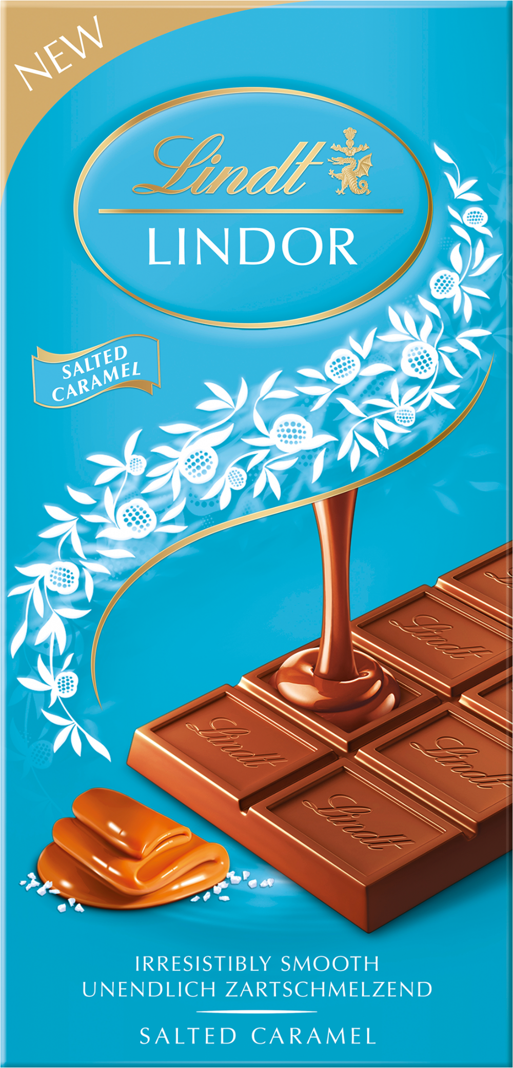 Lindt Lindor Bar Salted Caramel 100G