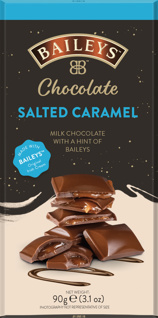 Baileys Salted Caramel Milk Chocolate Truffle Bar 90G