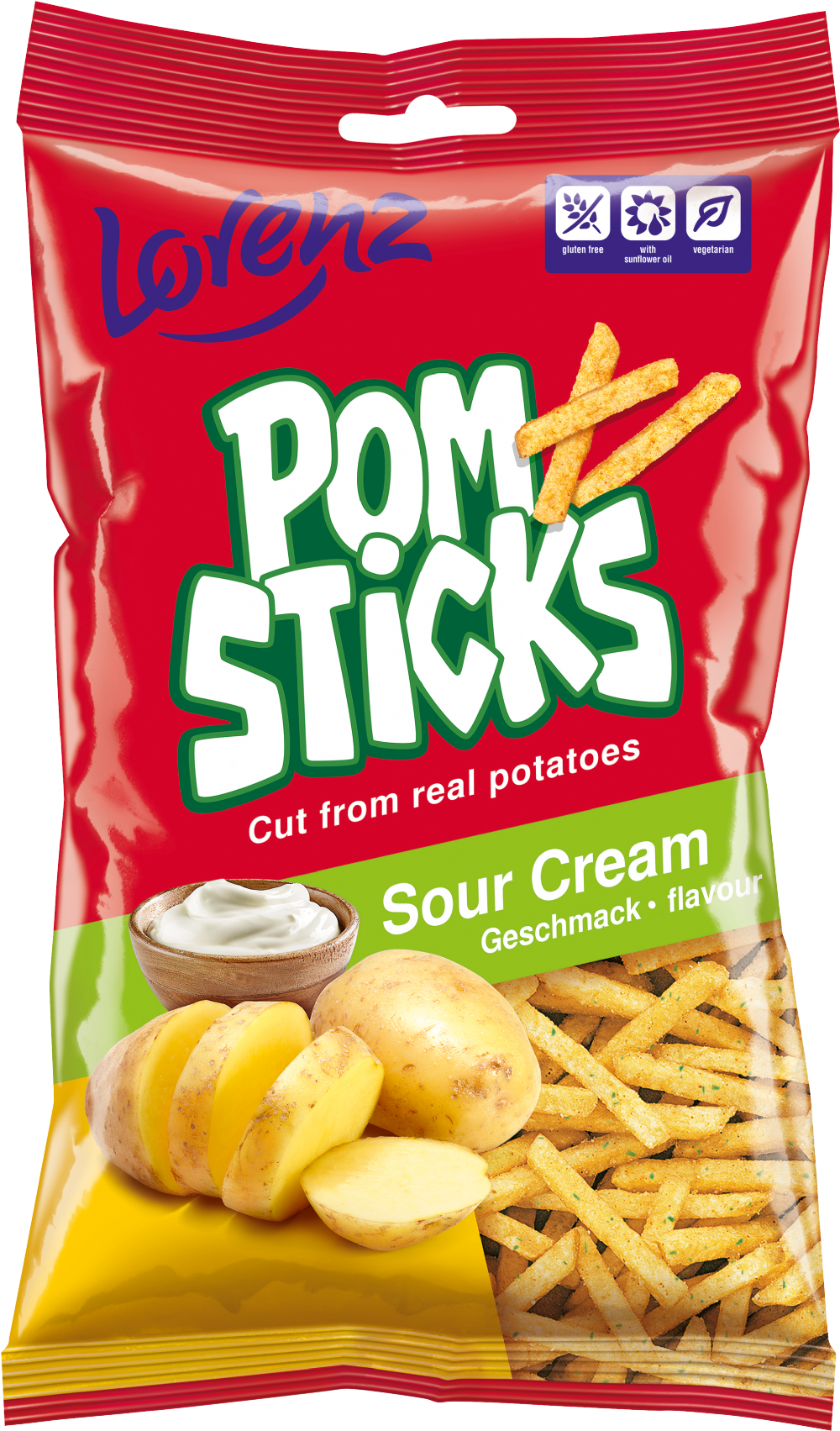 Lorenz Pomsticks - Sour Cream 85G