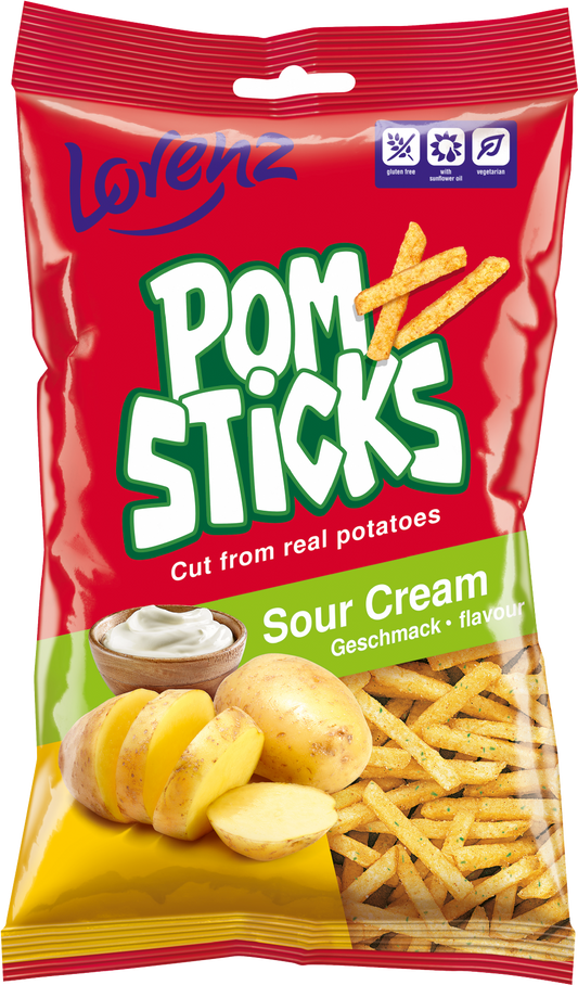 Lorenz Pomsticks - Sour Cream 85G