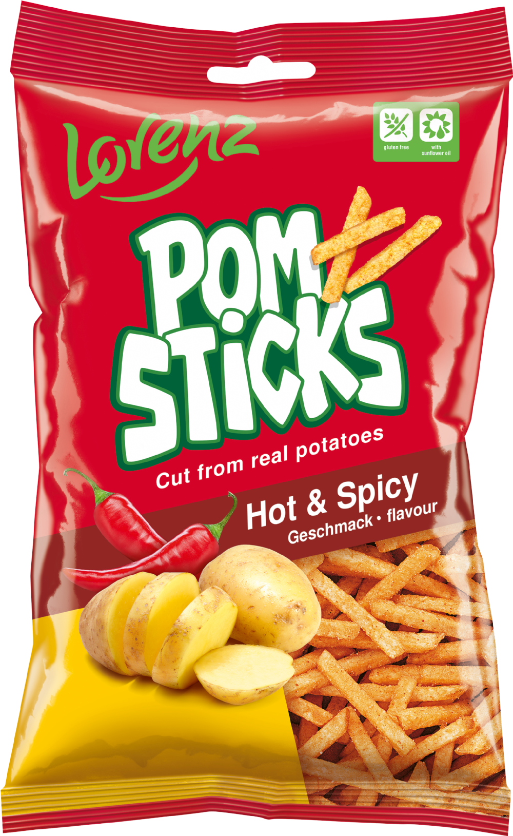 Lorenz Pomsticks - Hot & Spicy 85G