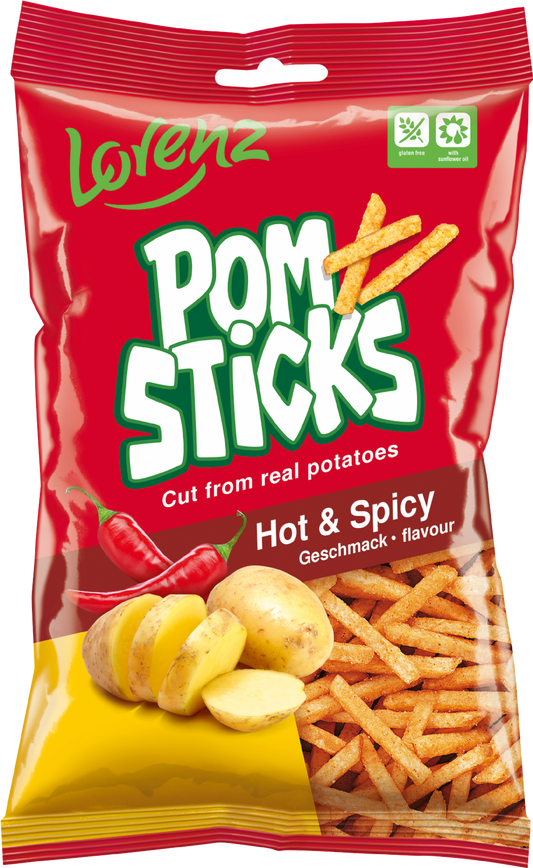 Lorenz Pomsticks - Hot & Spicy 85G