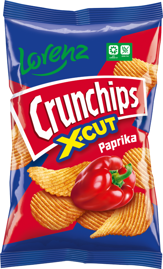 Lorenz Crunchips X-Cut - Paprika 130G