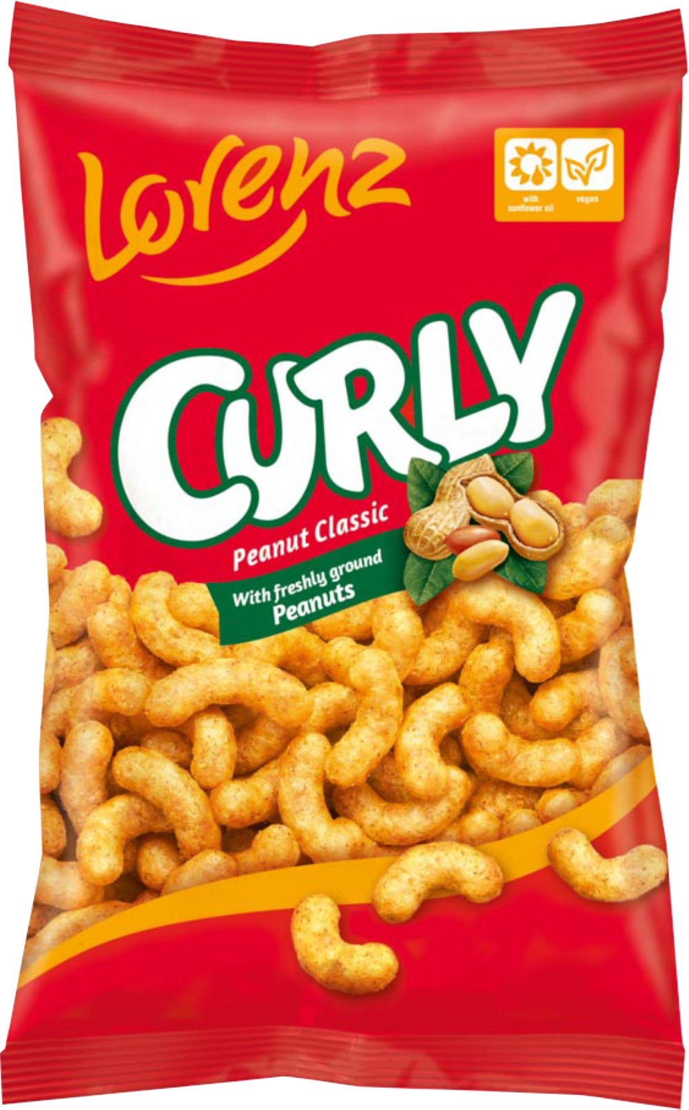 Lorenz Curly Peanut Classic Snacks 120G