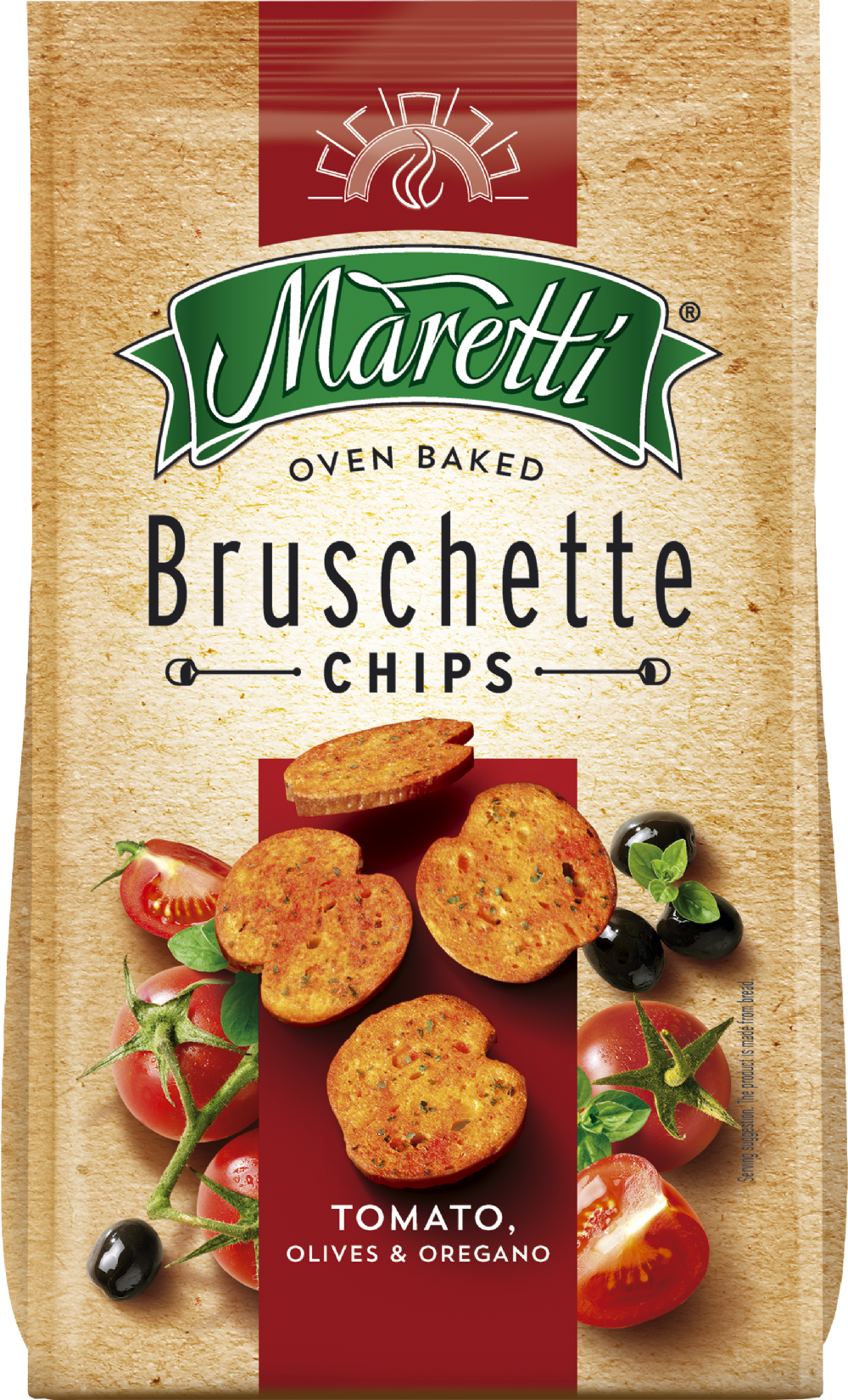 Maretti Tomato, Olives & Oregano Bruschetta Bites 150g