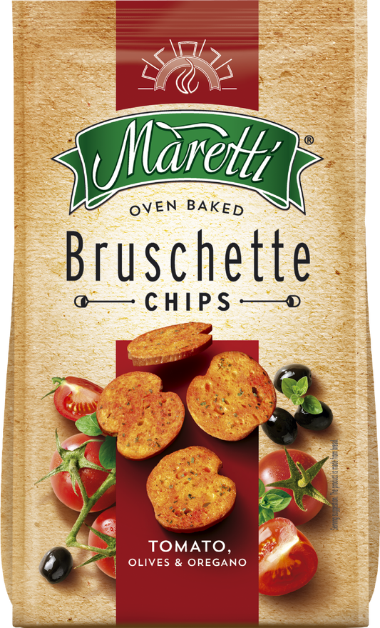 Maretti Tomato, Olives & Oregano Bruschetta Bites 150g