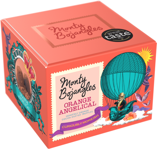 Monty Bojangles Orange Angelical Cocoa Dusted Truffles 150G