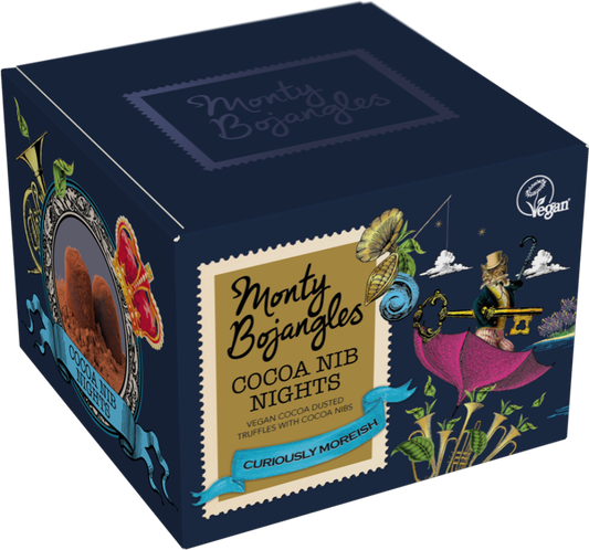 Monty Bojangles Cocoa Nib Nights Cocoa Dusted Truffles 100G