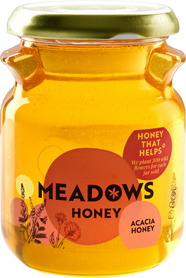 Meadows Honey Acacia Honey, 340g