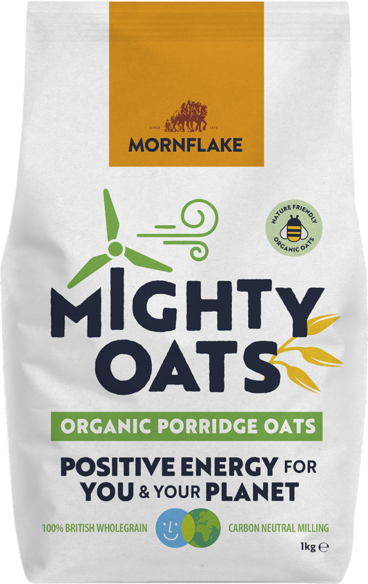 Mornflake Organic Porridge Oats 1Kg