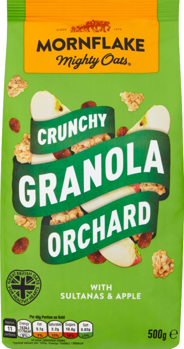 Mornflake Crunchy Granola Orchard 500g