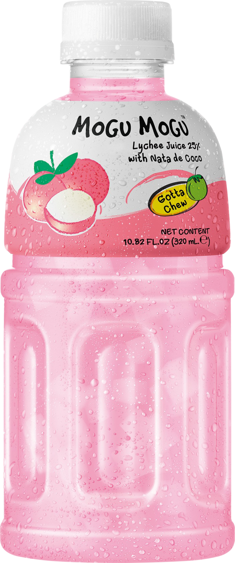 Mogu Mogu Lychee Flavoured Drink With Nata De Coco 320Ml