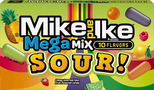 Mike And Ike Mega Mix Sour 120G