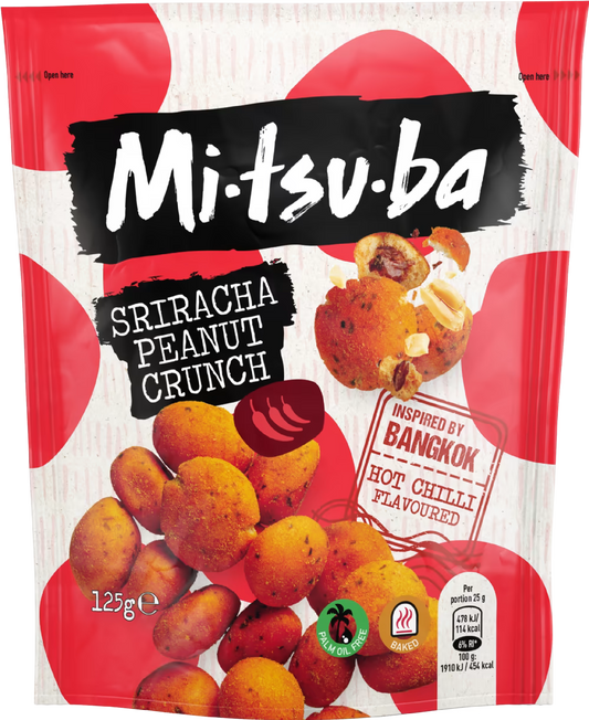 Mitsuba Sriracha Peanut Crunch, 125g