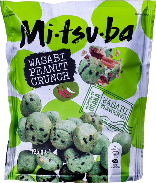 Mitsuba Wasabi Peanut Crunch 125G