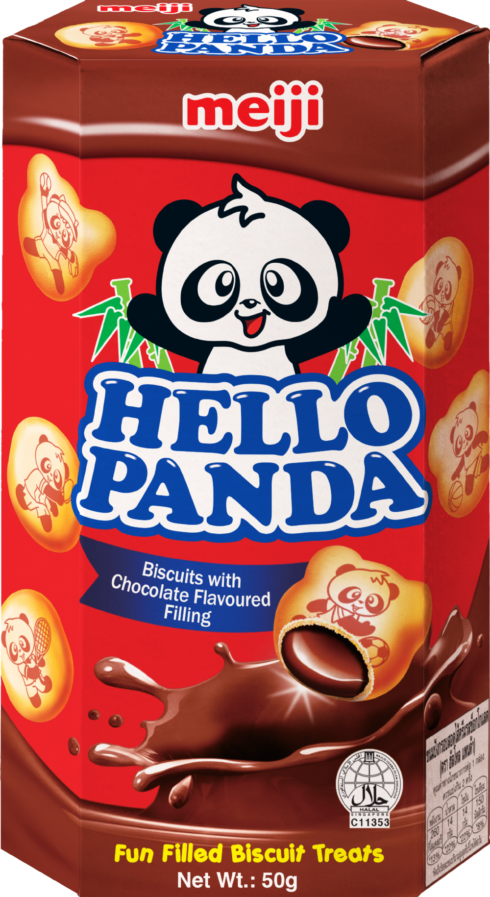 Meiji Hello Panda - Chocolate 50G