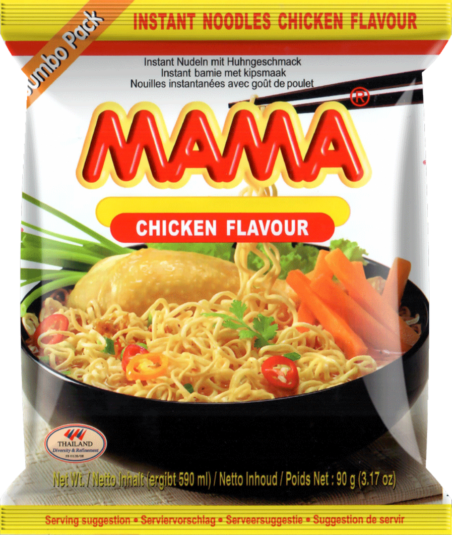 Mama Chicken Flavour Instant Noodles, 90g