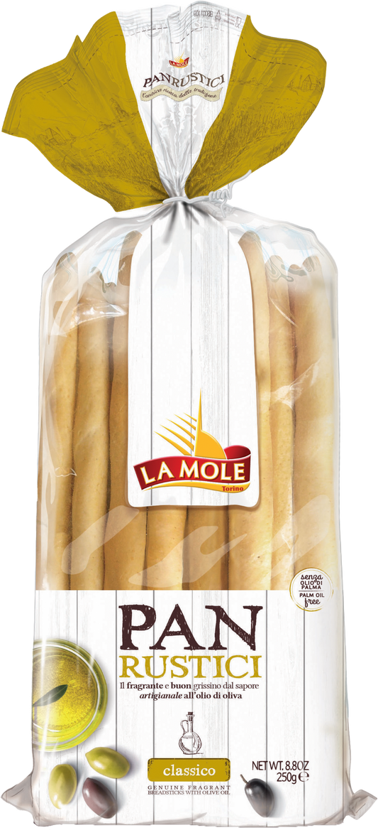 La Mole Panrustici Breadsticks - Olive Oil 250G