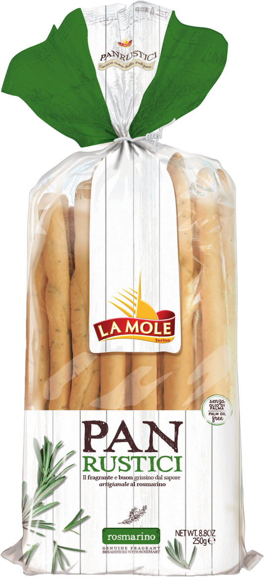 La Mole Panrustici Breadsticks - Rosemary 250G