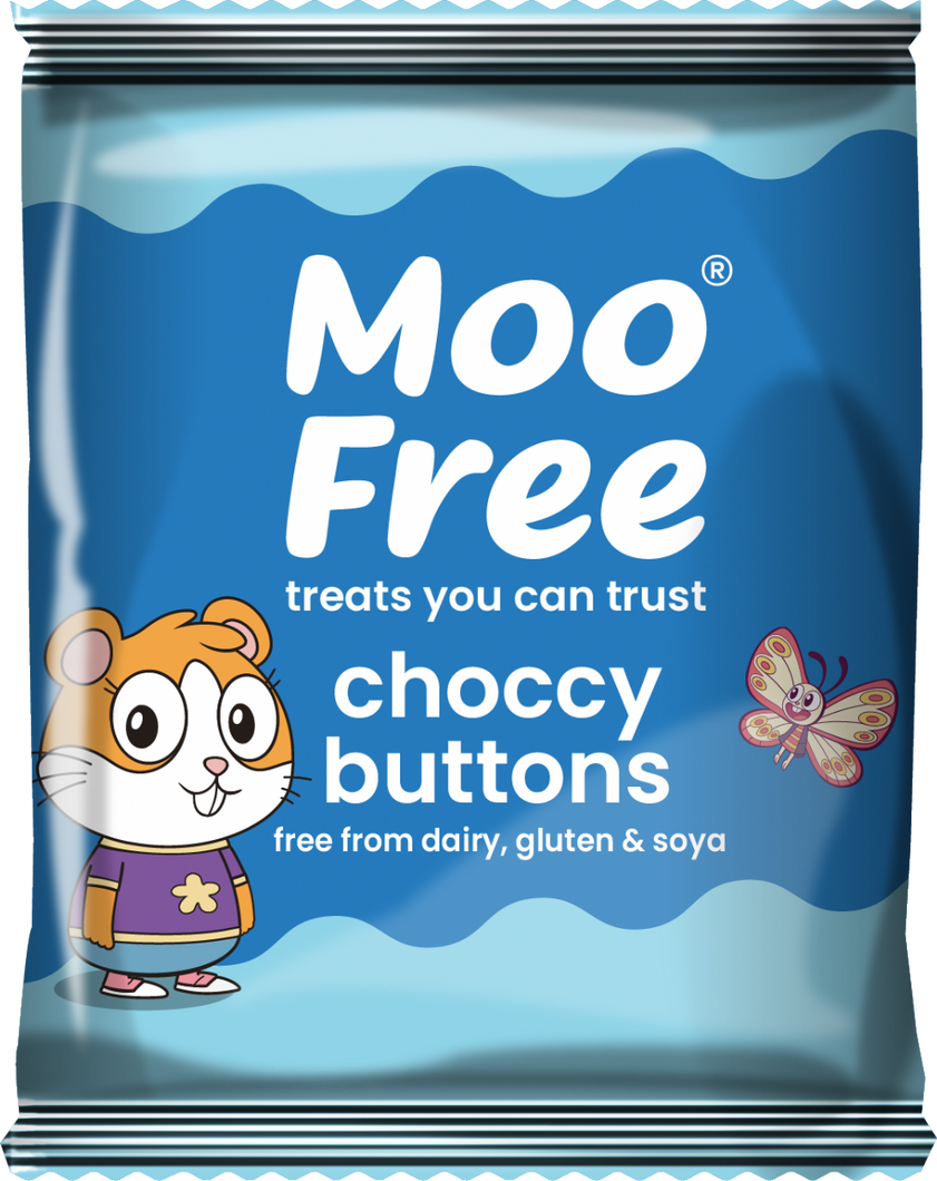 Moo Free Choccy Buttons 25g