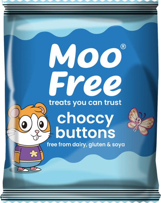 Moo Free Choccy Buttons 25g