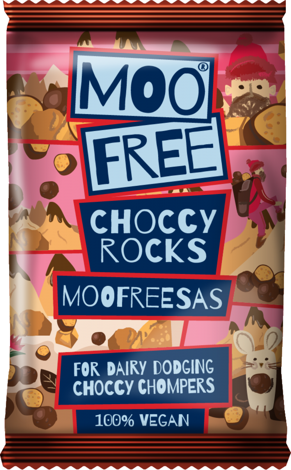 Moo Free Choccy Rocks - Moofreesas 35G