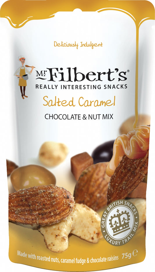 Mr Filbert's Salted Caramel Chocolate & Nut Mix 75G