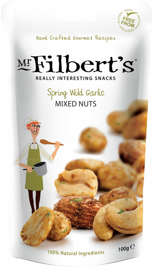 Mr Filbert's Spring Wild Garlic Mixed Nuts 100G