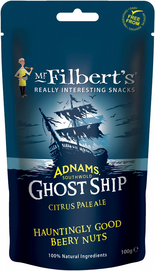 Mr Filbert's Adnams Ghost Ship Beery Peanuts 100G