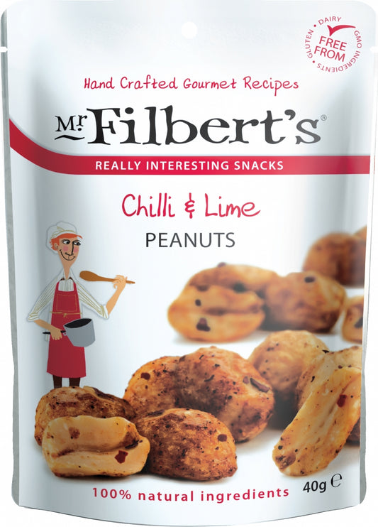 Mr Filbert's Chilli & Lime Peanuts 40G