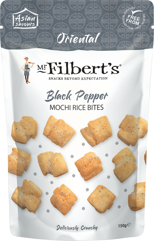 Mr Filbert's Black Pepper Mochi Rice Bites 150G