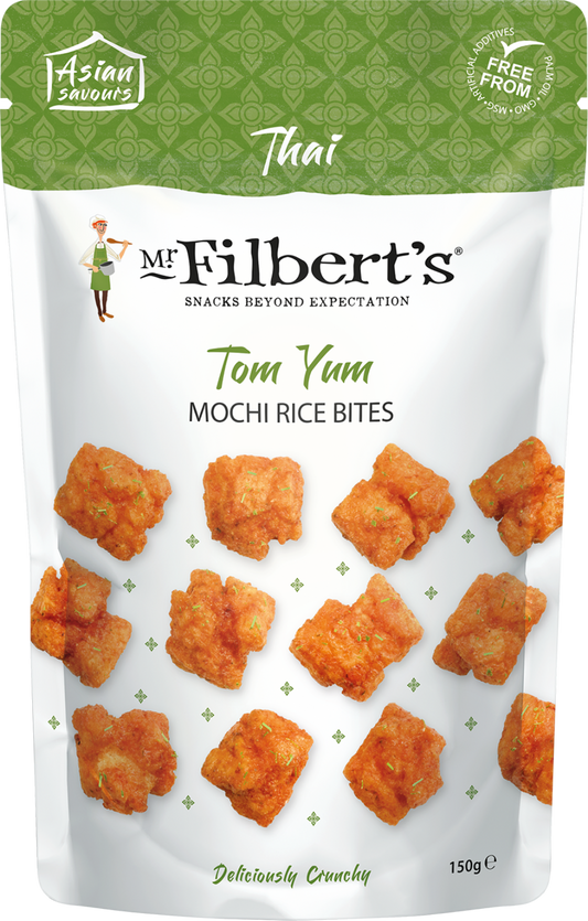 Mr Filbert's Tom Yum Mochi Rice Bites 150G