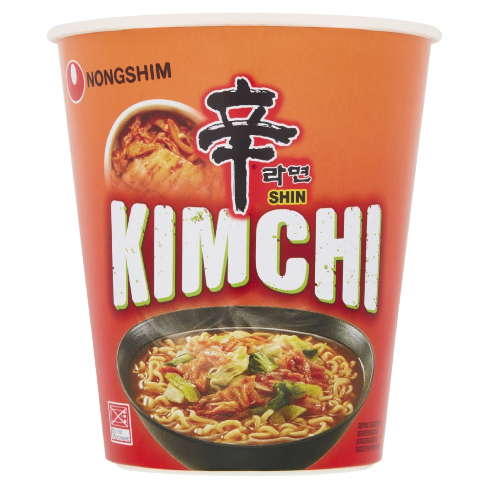 Nongshim Kimchi Ramyun Cup Noodle Soup, 75g