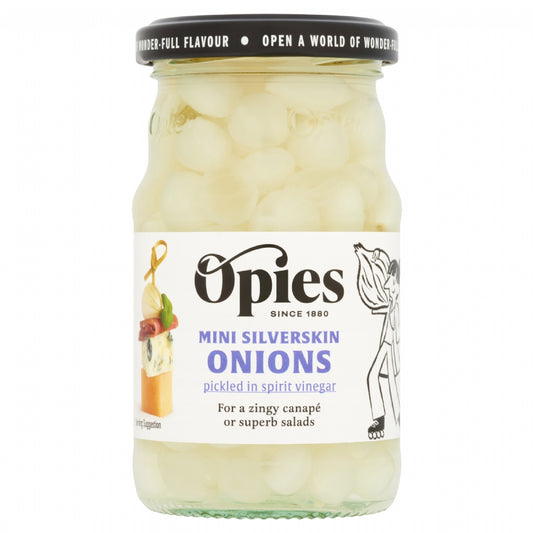 Opies Mini Silverskin Onions 227G