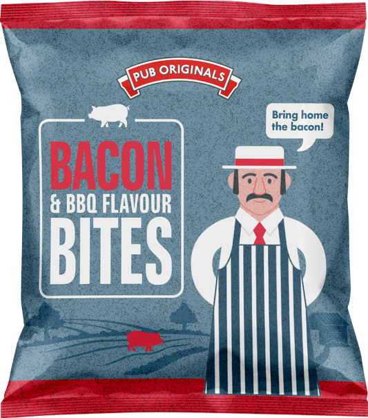 Openshaws Bacon & Bbq Flavour Bites (2X12 Clip Strip) 40G