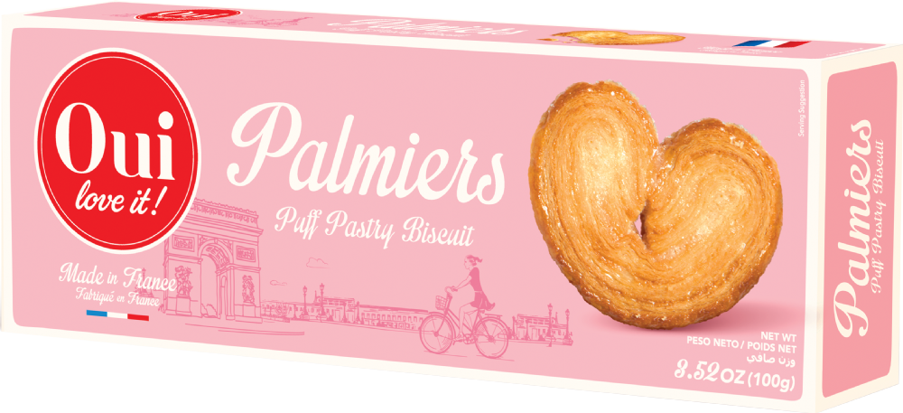 Oui Love It! Palmiers 100G
