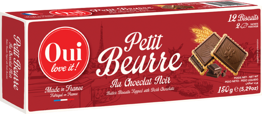Oui Love It! Petit Beurre With Dark Chocolate, 150g